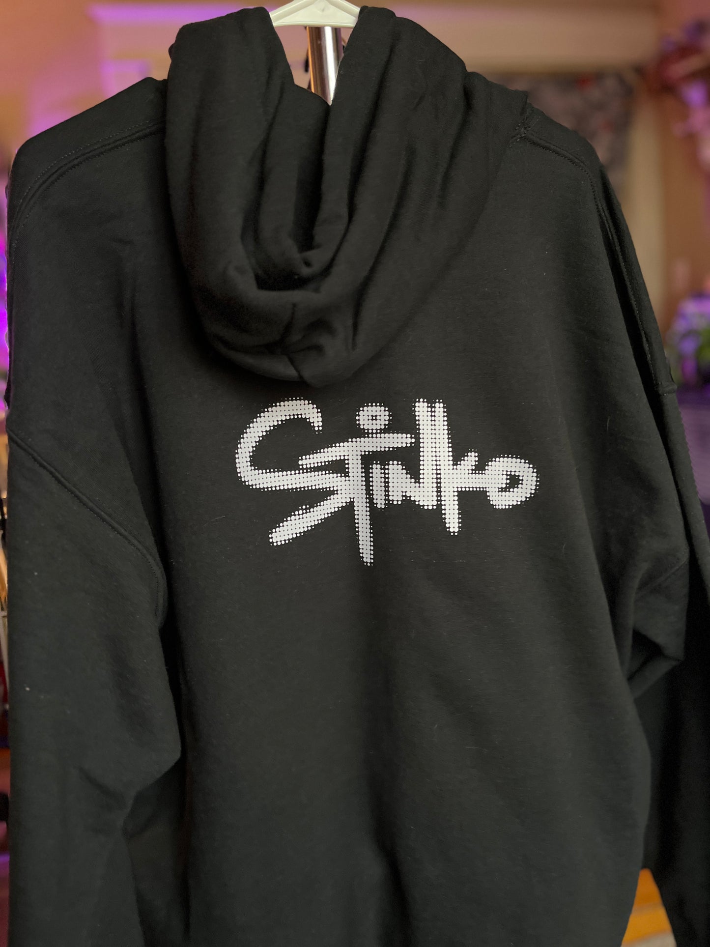 Hoodie- Mi Rumba Purple Glitch